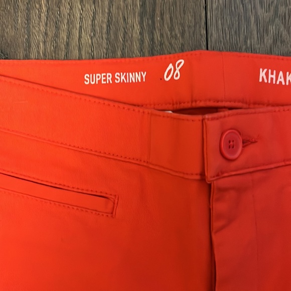 Khakis by Gap super skinny orange and navy - Picture 2 of 8